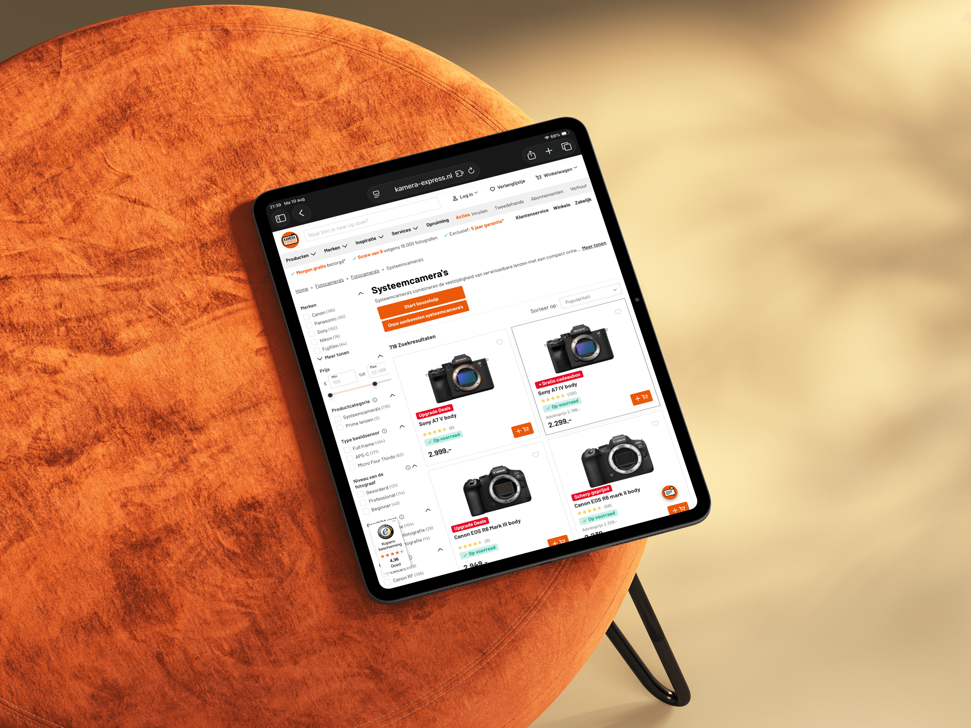 Kamera Express_Mockup checkout ipad pro 13 inch